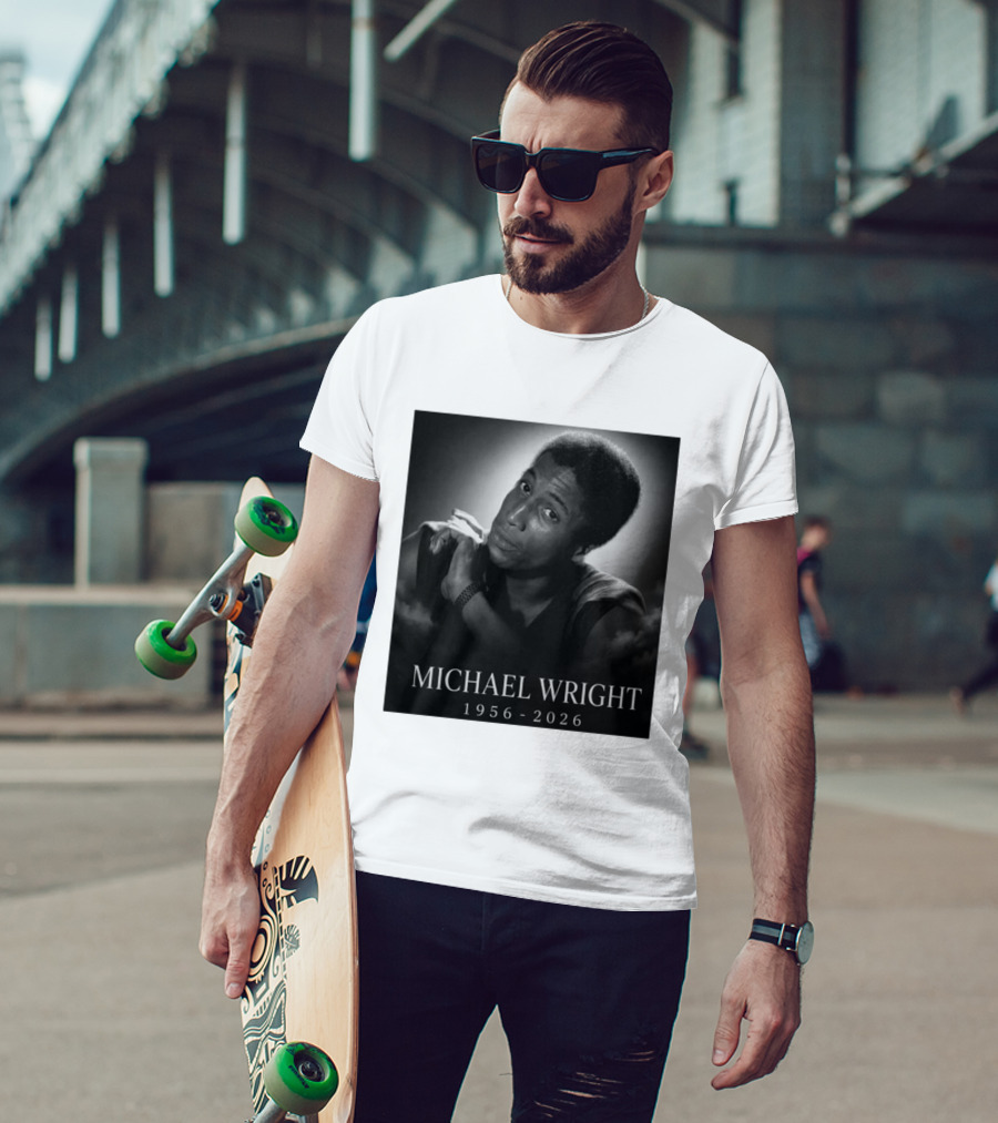 Michael Wright 1956 2026 Memoriam T-Shirt