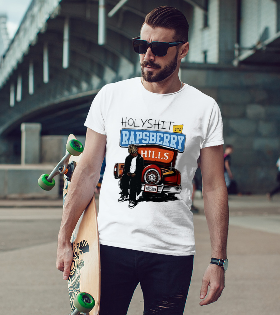 Holyshit Std Rapsberry Hills Houston Texas Car Scene T-Shirt