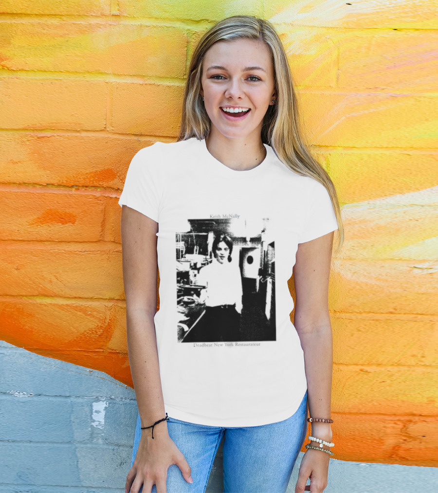 Keith McNally Dead Beat New York Restaurateur Black And White T-Shirt