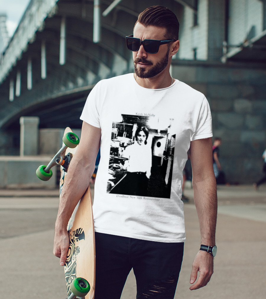 Keith McNally Dead Beat New York Restaurateur Black And White T-Shirt