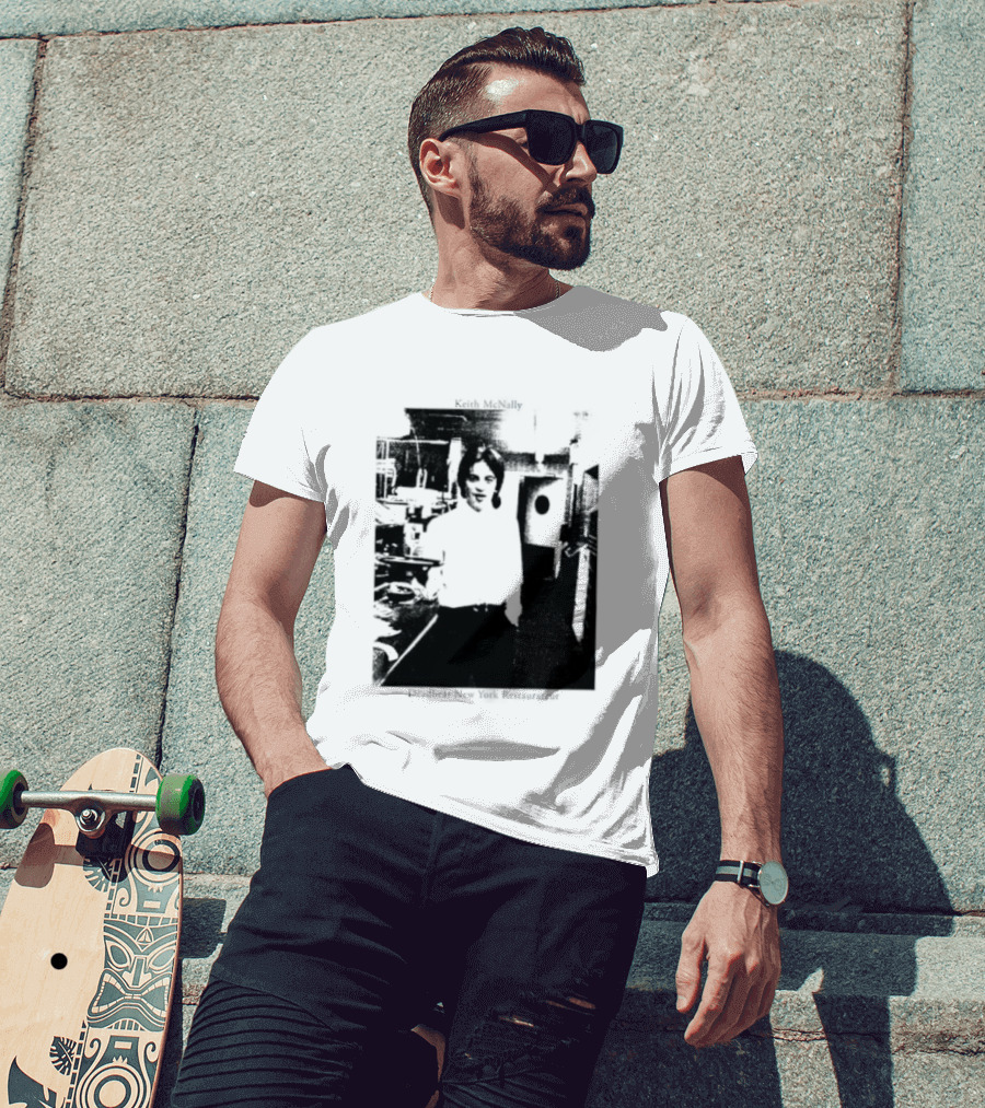 Keith McNally Dead Beat New York Restaurateur Black And White T-Shirt