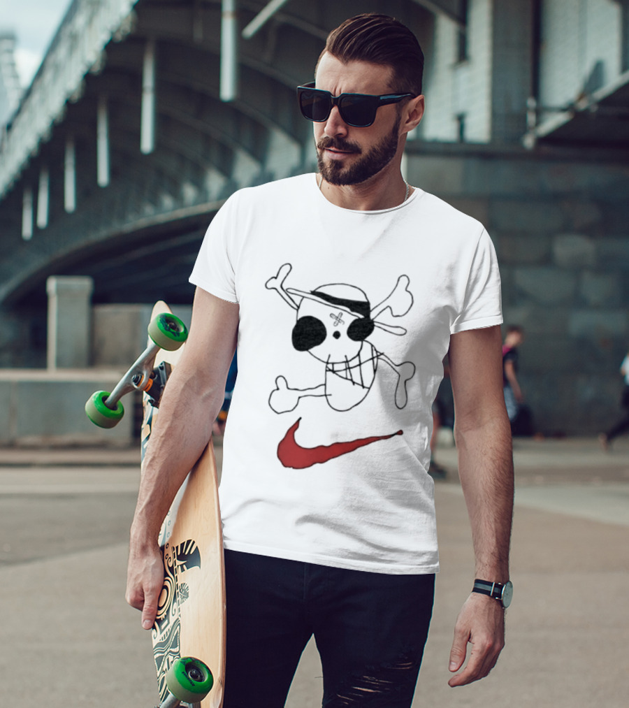 One Piece Luffy Iwara Jolly Roger 2026 Nike T-Shirt