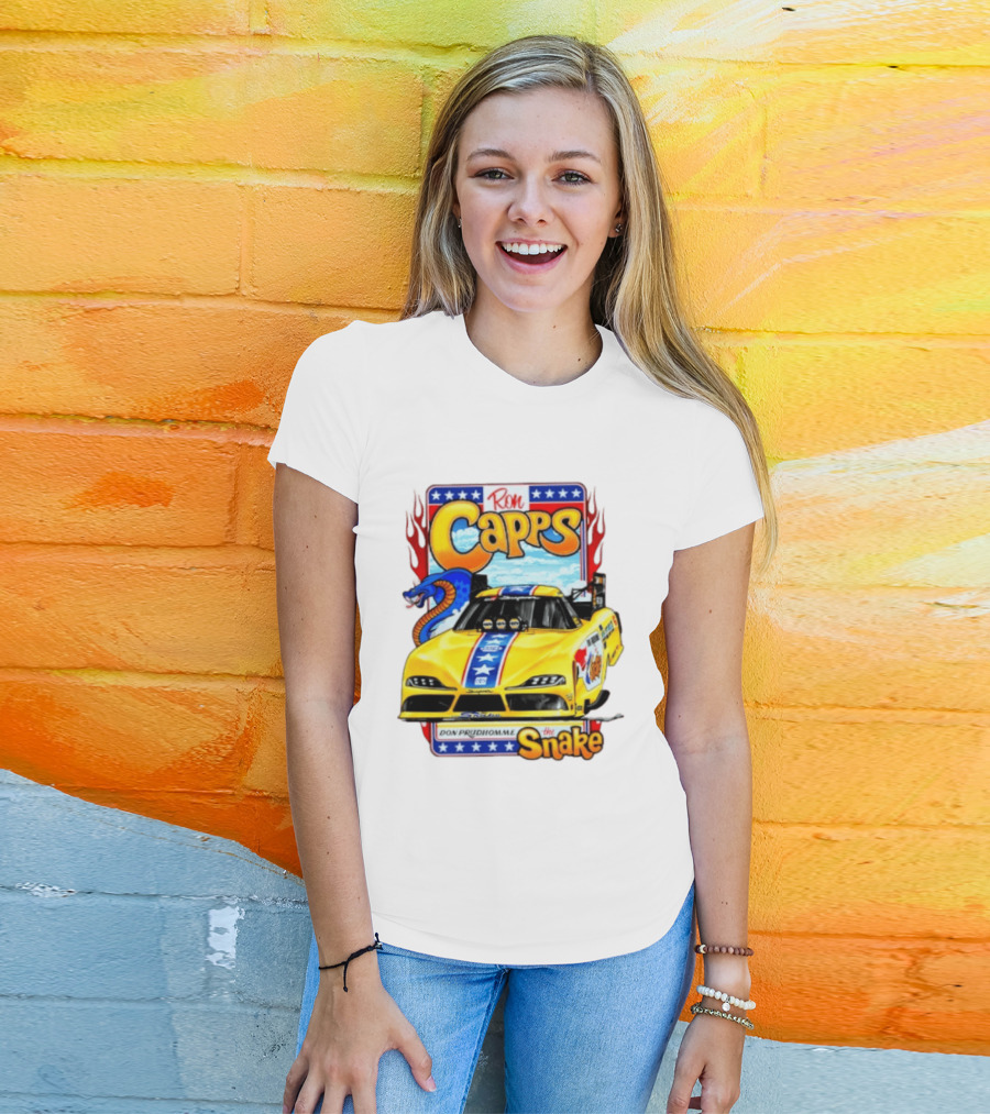 Ron Capps Don Prudhomme The Snake Toyota GR Supra Racing Car T-Shirt