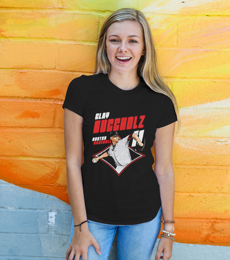 Clay Buccholz 11 Boston Red Sox Pitching Legend T-Shirt