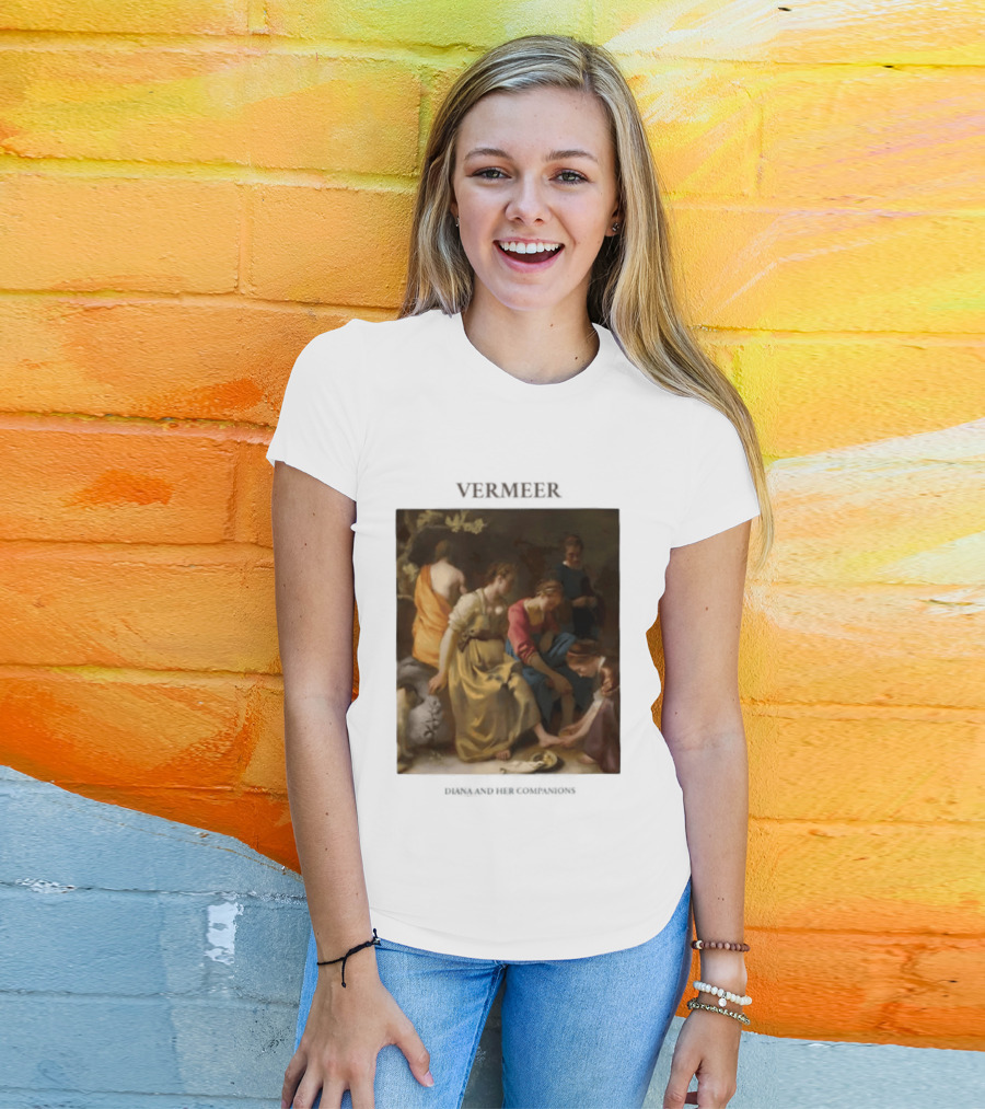 Vermeer Diana And Her Companions 1655 Gogh Company T-Shirt