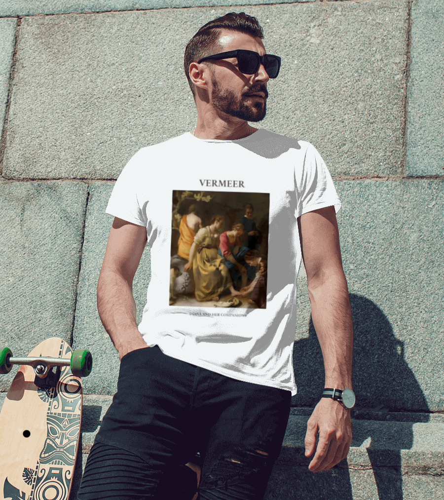 Vermeer Diana And Her Companions 1655 Gogh Company T-Shirt