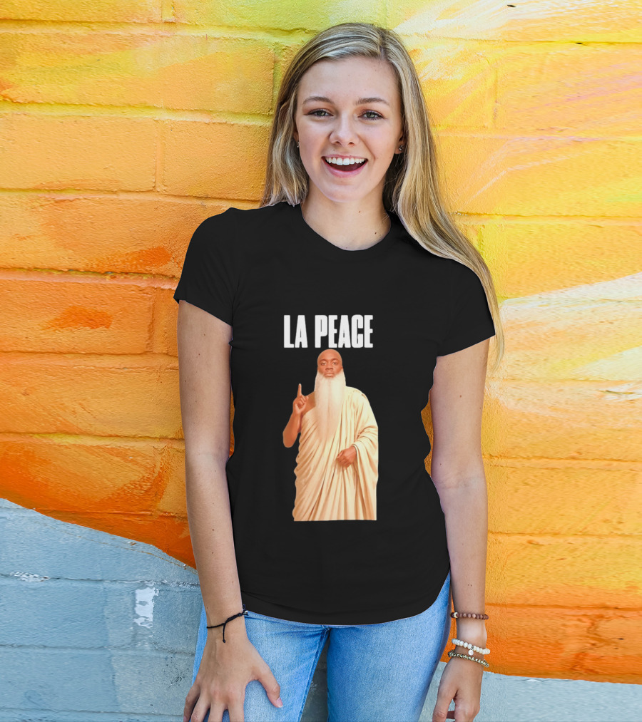 Kai Cenat La Peace Meme Togalike Robe And Beard T-Shirt