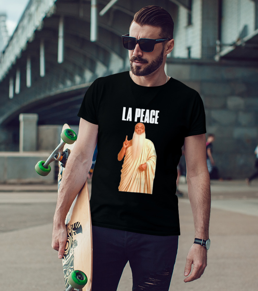 Kai Cenat La Peace Meme Togalike Robe And Beard T-Shirt