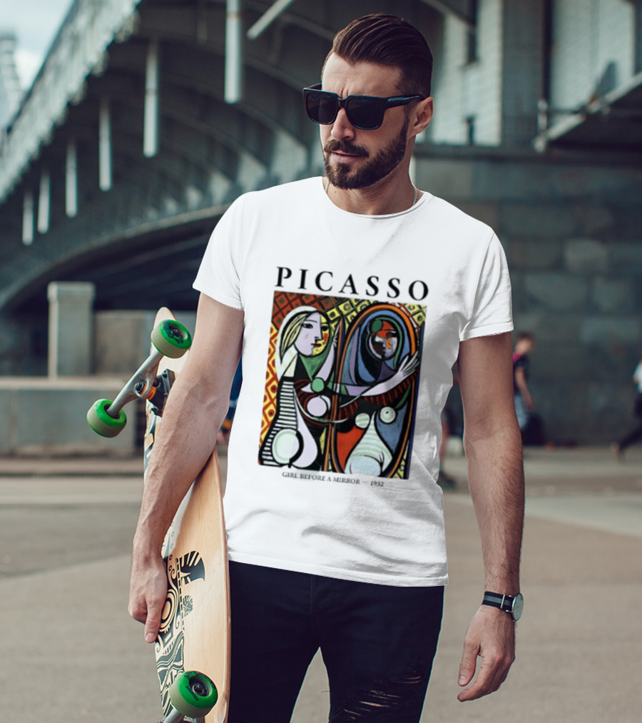 Pablo Picasso Girl Before A Mirror Painting T-Shirt