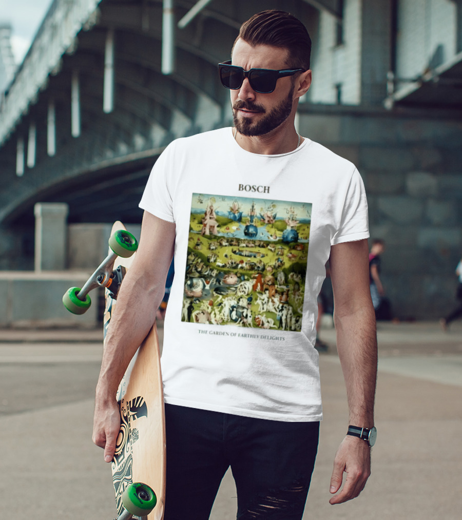 Bosch The Garden Of Earthly Delights Painting T-Shirt