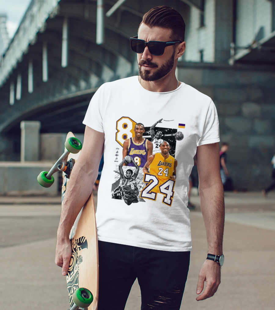 Kobe Bryant Los Angeles Lakers 8 24 Mamba Day T-Shirt