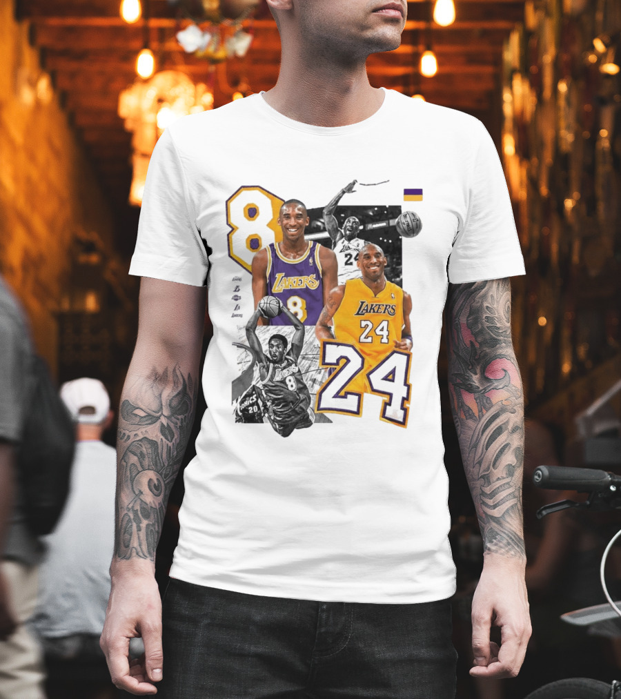 Kobe Bryant Los Angeles Lakers 8 24 Mamba Day T-Shirt