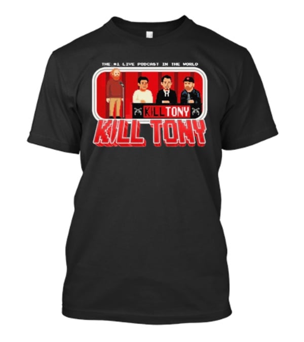 Kill Tony Podcast 8 Bit Pixel Art Comedy Panel T-Shirt