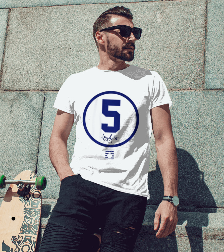 George Brett Signature Number 5 Baseball T-Shirt