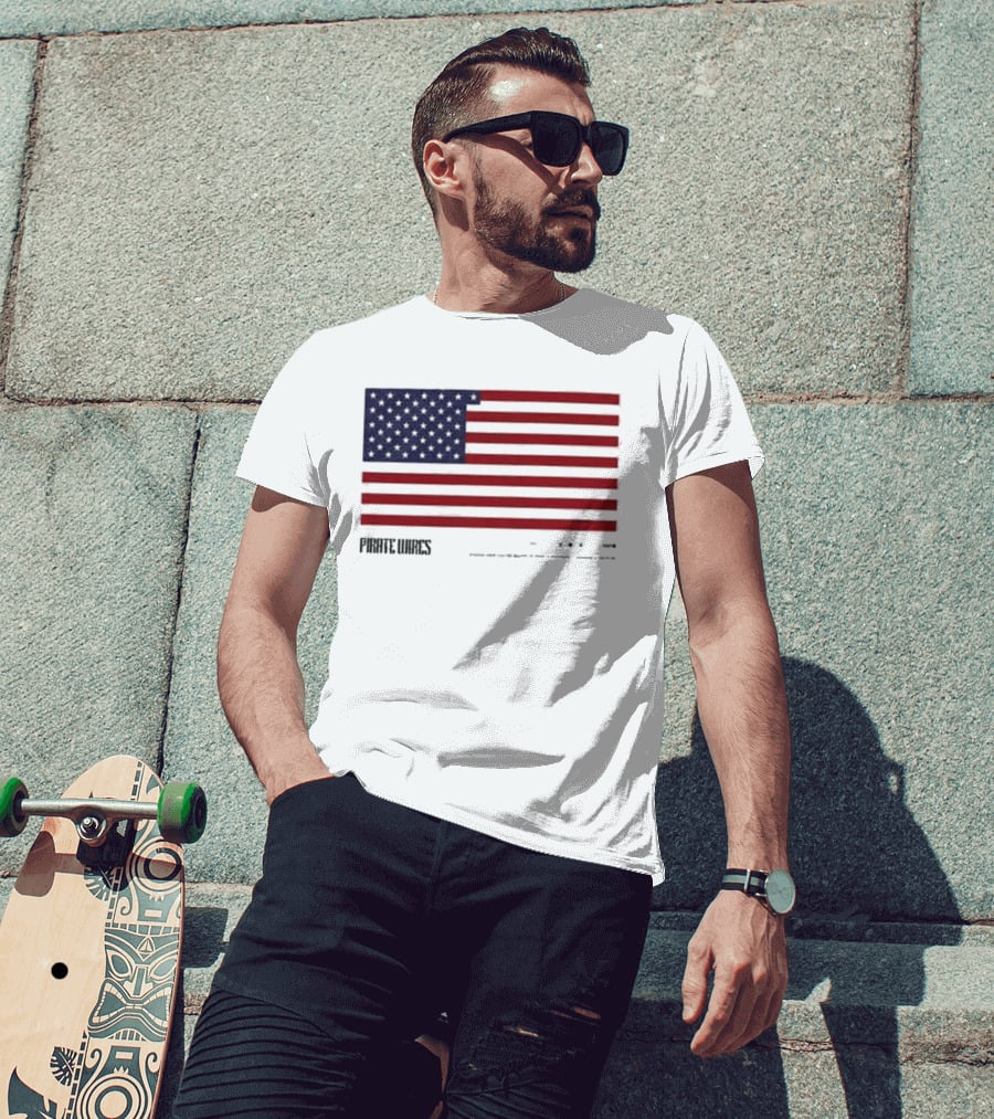 Pirate Wires Moon Should Be A State US Flag T-Shirt