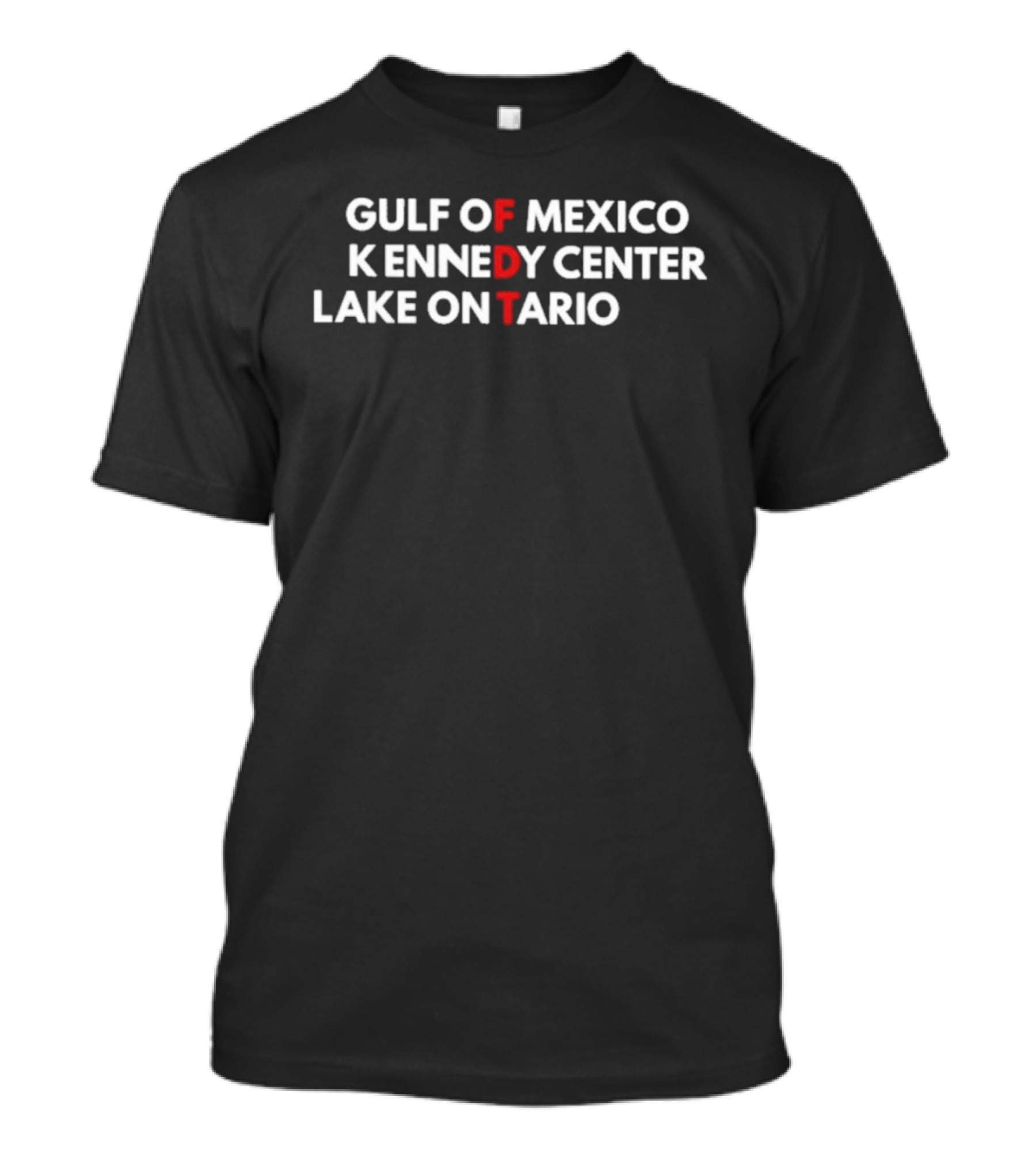 Gulf Of Mexico Kennedy Center Lake Ontario FDT T-Shirt