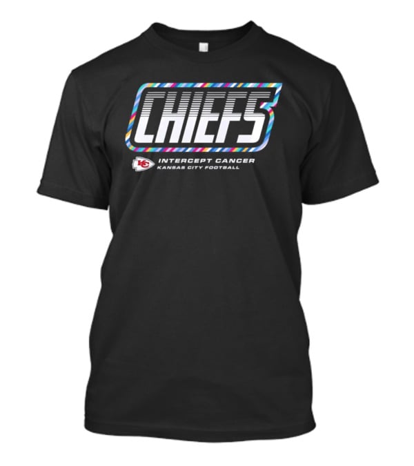 Kansas City Chiefs Intercept Cancer Crucial Catch 2026 Football T-Shirt
