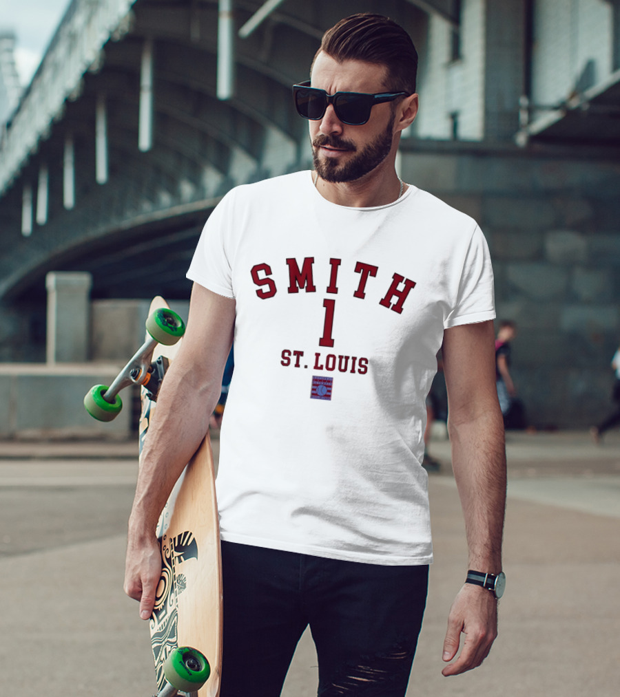 Smith 1 St. Louis Cardinals Ozzie October's Finest T-Shirt