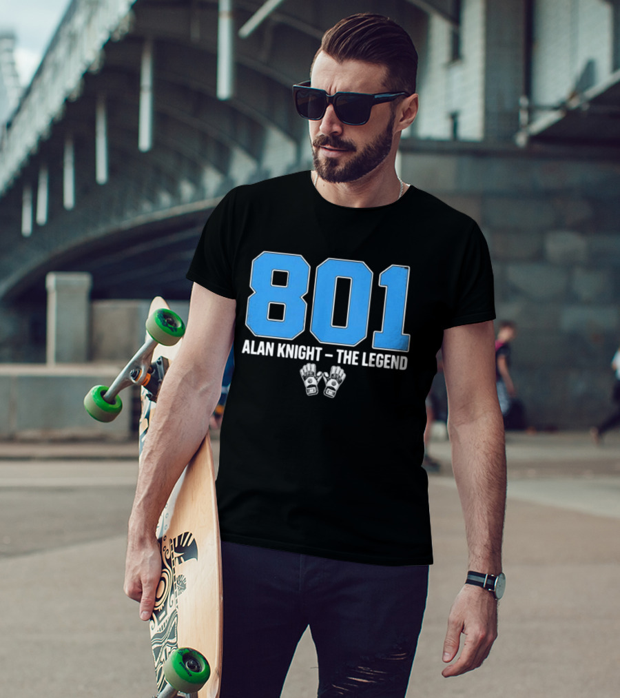801 Alan Knight The Legend With Iconic Goalie Gloves T-Shirt