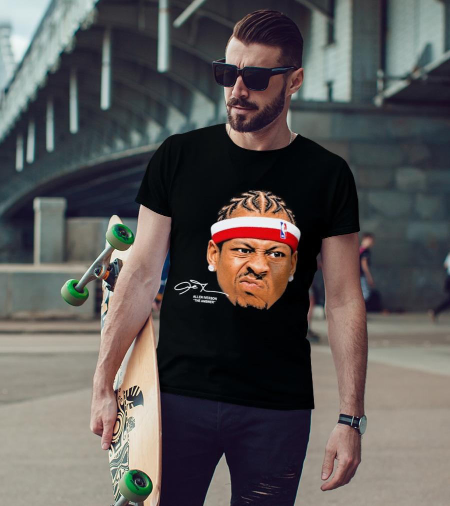 Allen Iverson The Answer NBA Headband T-Shirt