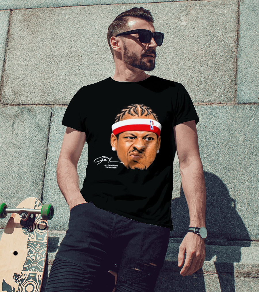 Allen Iverson The Answer NBA Headband T-Shirt
