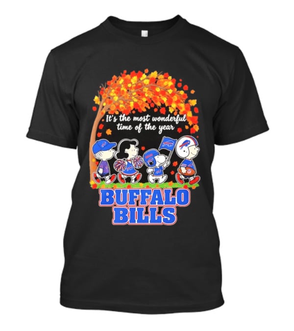 Peanuts Buffalo Bills Most Wonderful Time Of The Year T-Shirt