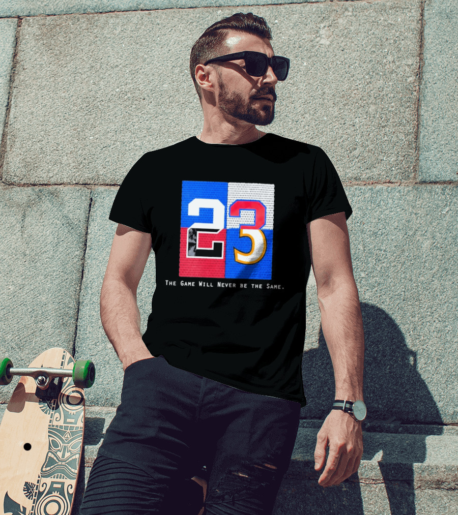 Shota Imanaga 23 The Game Will Never Be The Same Colorful Number Mashup T-Shirt