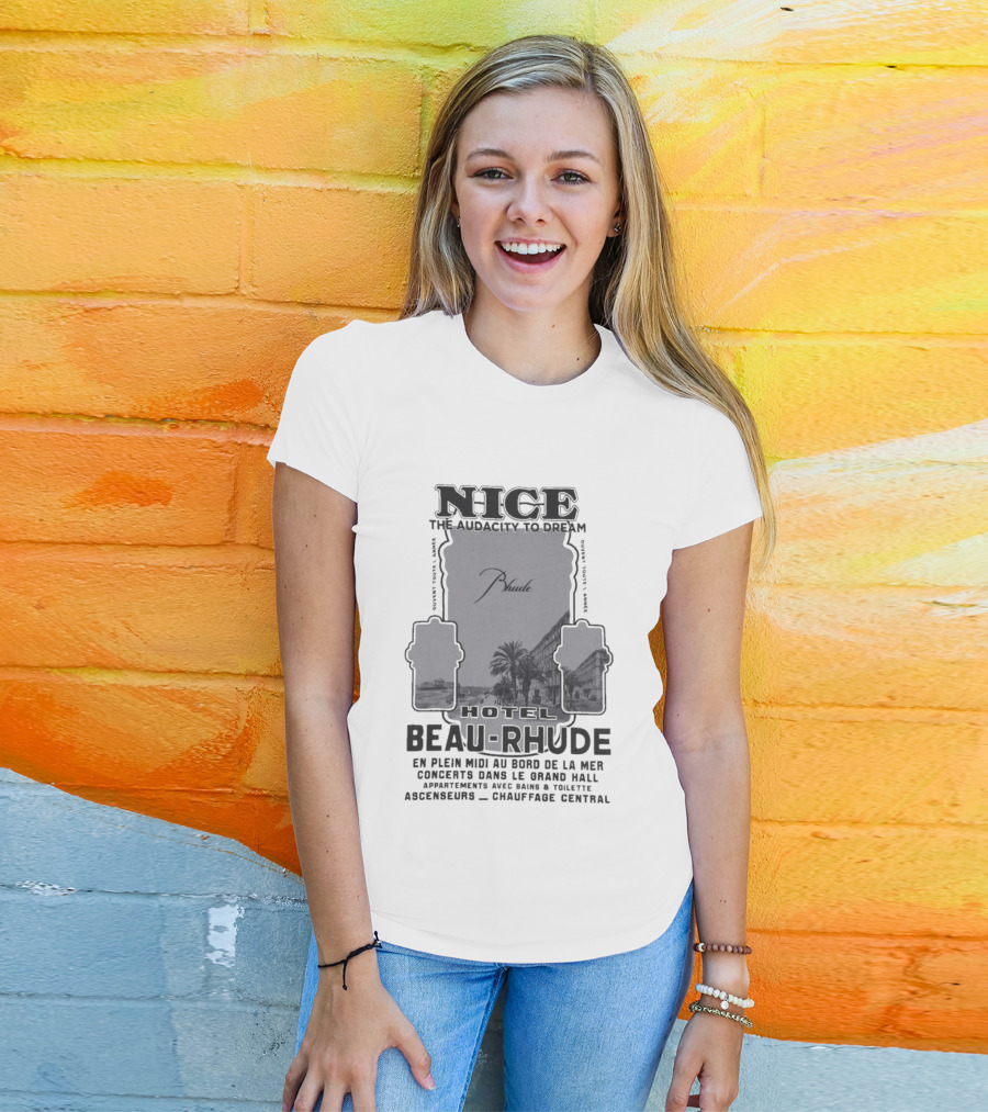 Hotel Beau RHUDE Nice The Audacity To Dream Concerts Dans Le Grand Hall T-Shirt