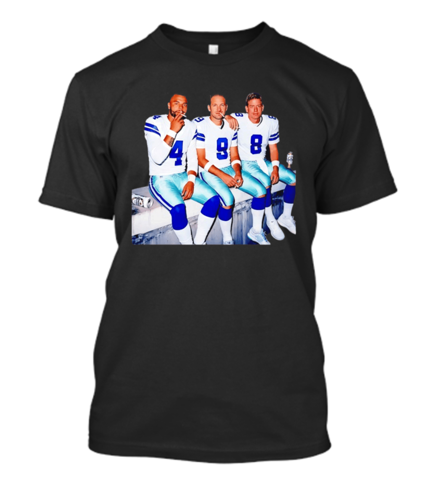 Klayton Adams Christian Parker Brandon Aubrey Dallas Cowboys Smoking Jerseys T-Shirt