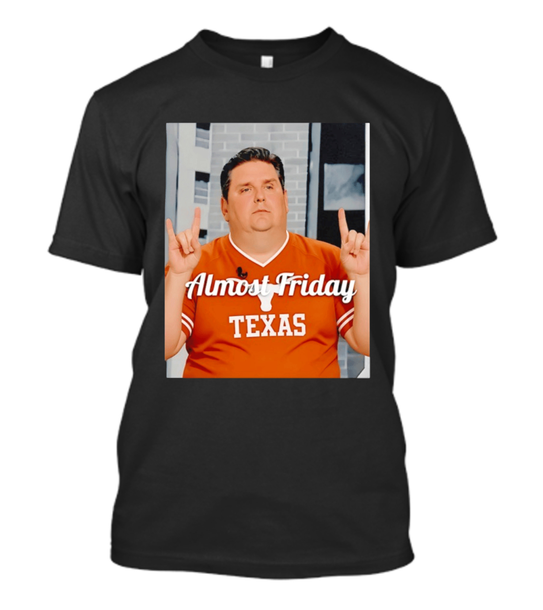 Almost Friday Texas Longhorn Hook 'EM T-Shirt