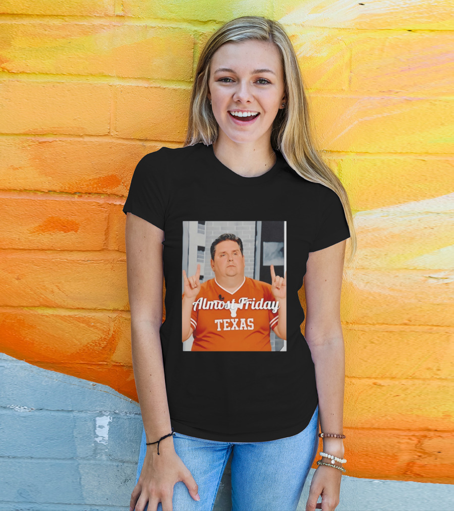 Almost Friday Texas Longhorn Hook 'EM T-Shirt