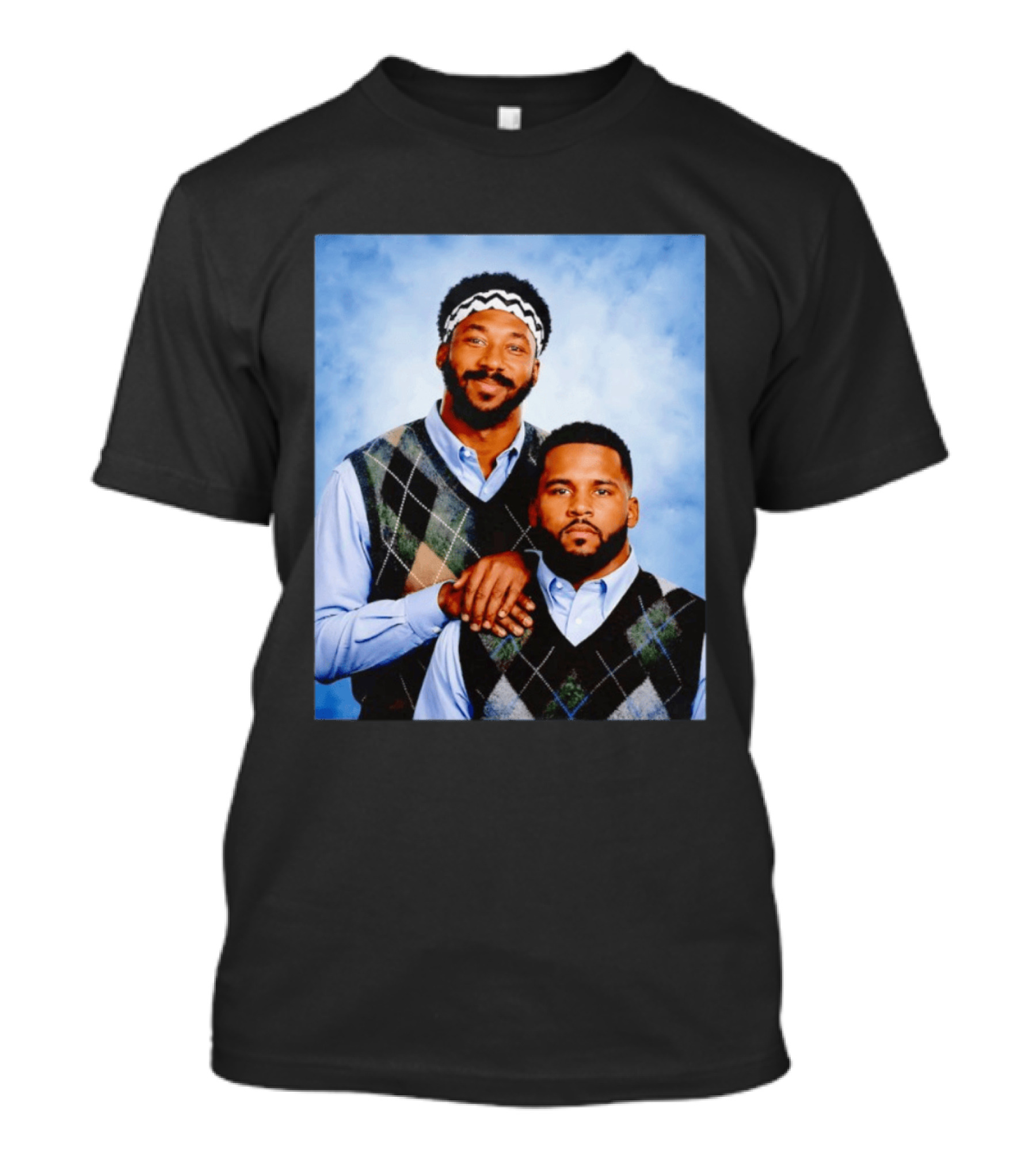 Myles Garrett Aaron Donald Los Angeles Rams Step Brothers T-Shirt