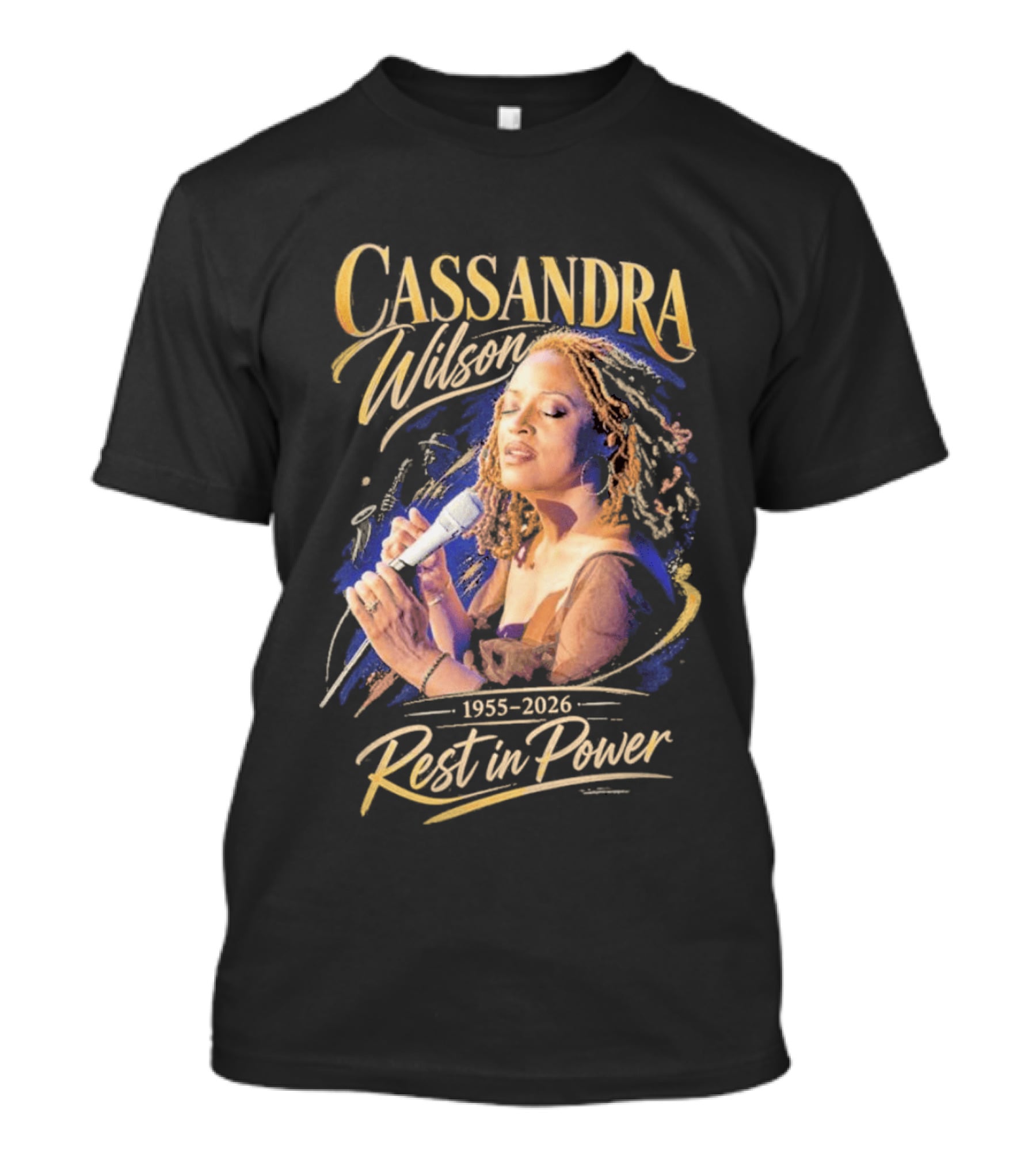 Cassandra Wilson 1955 2026 Rest In Power Jazz Legend T-Shirt
