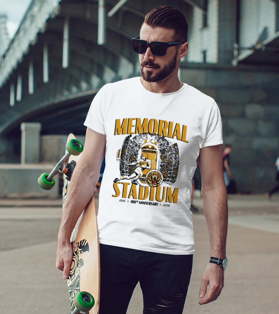 Memorial Stadium Missouri Tigers Football 100th Anniversary 1916 2016 T-Shirt