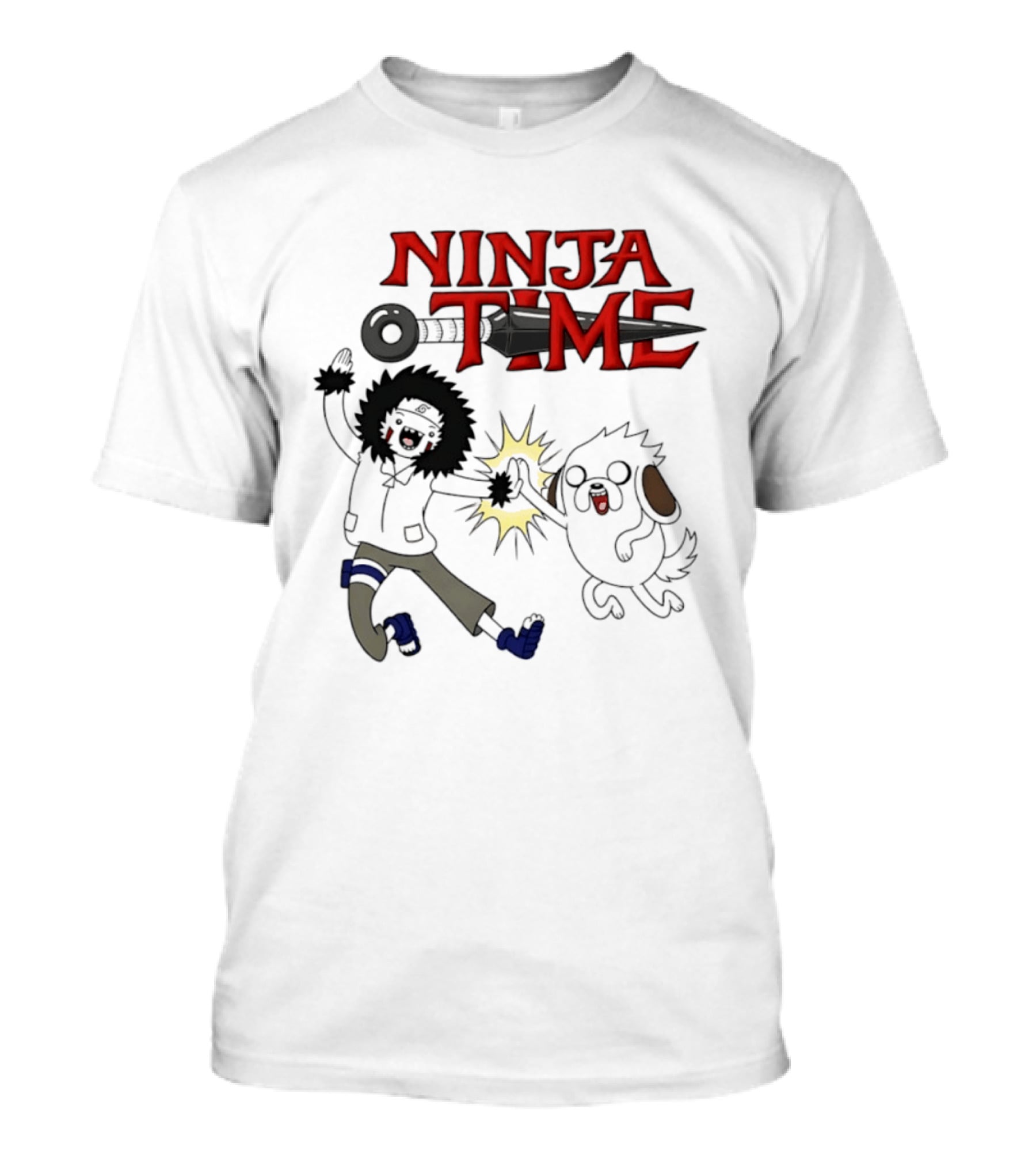 Ninja Time Kiba Inuzuka And Akamaru High Five Adventure T-Shirt