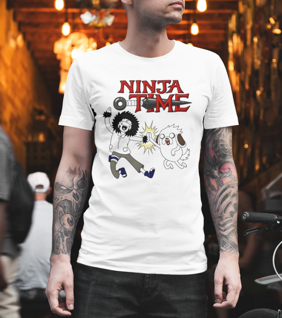 Ninja Time Kiba Inuzuka And Akamaru High Five Adventure T-Shirt