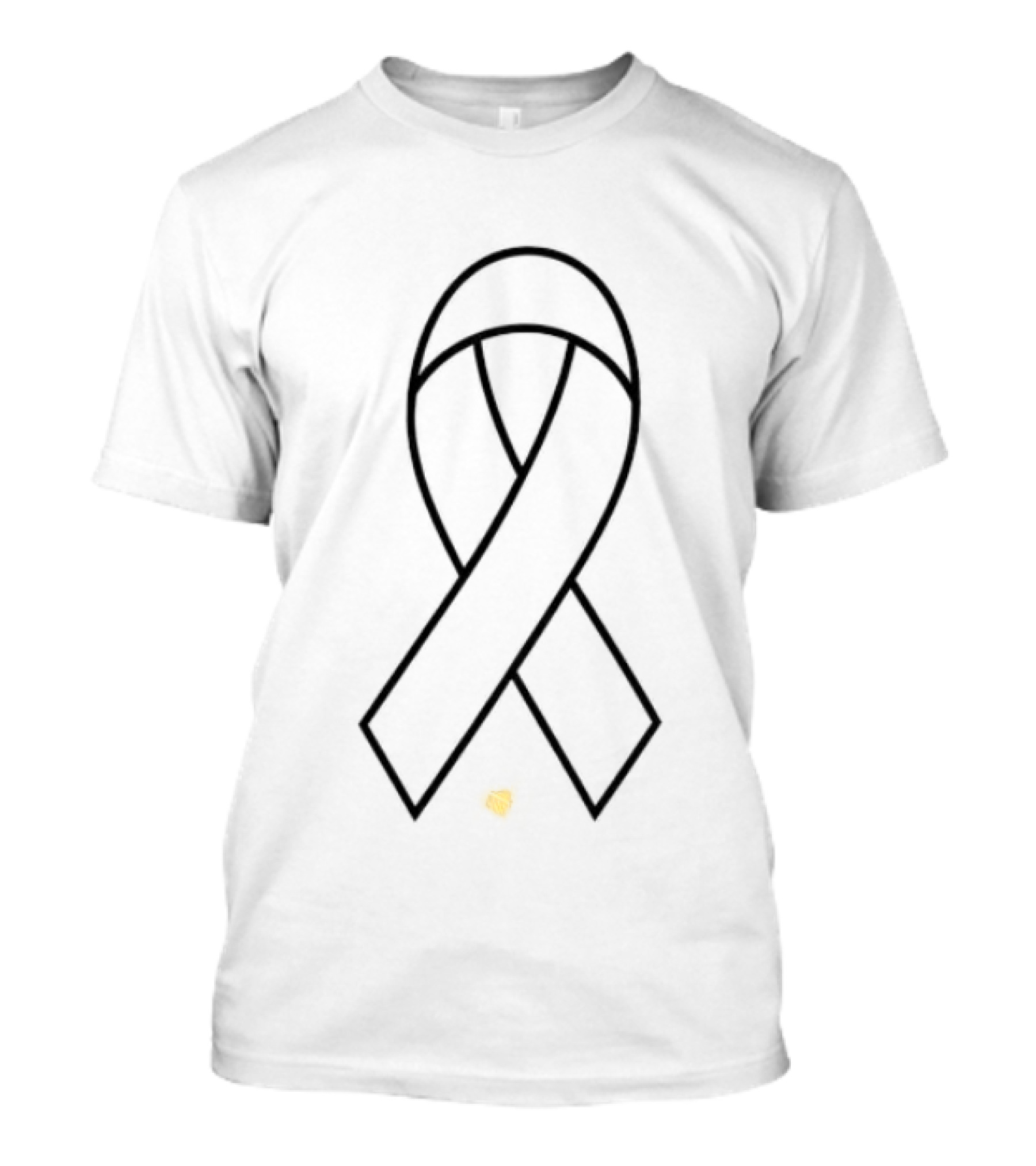 Red Sox Childhood Cancer Awareness Yellow Ribbon Baseball Collaboration T-Shirt
