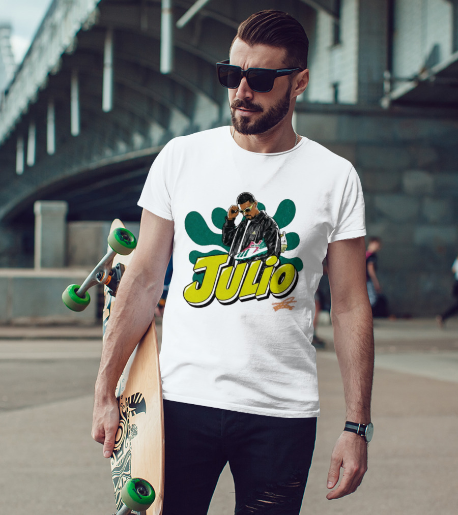 Julio Sneaker Style Hispanic Heritage Mariners T-Shirt
