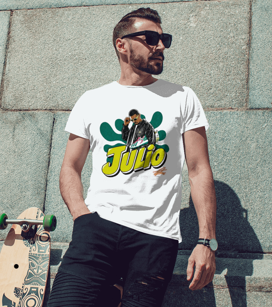 Julio Sneaker Style Hispanic Heritage Mariners T-Shirt