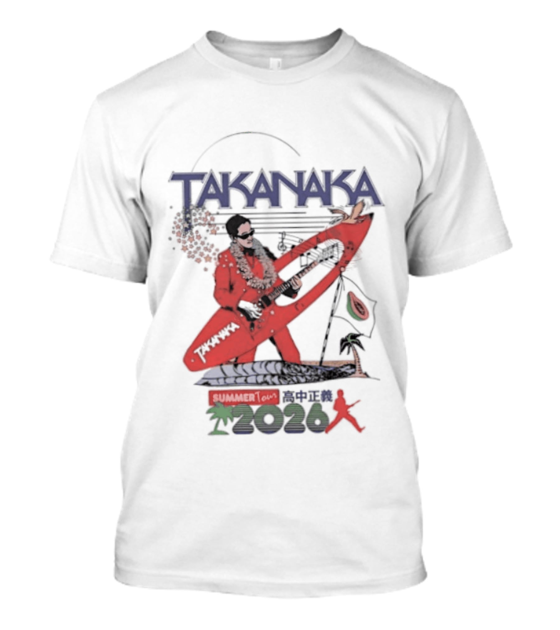 Takanaka Summer Tour 2026 Masayoshi Takanaka Guitar T-Shirt