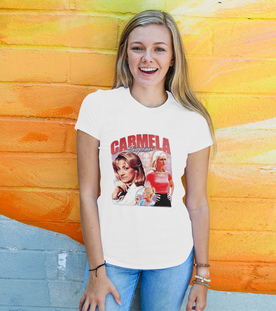 Carmela Soprano Character Collage T-Shirt