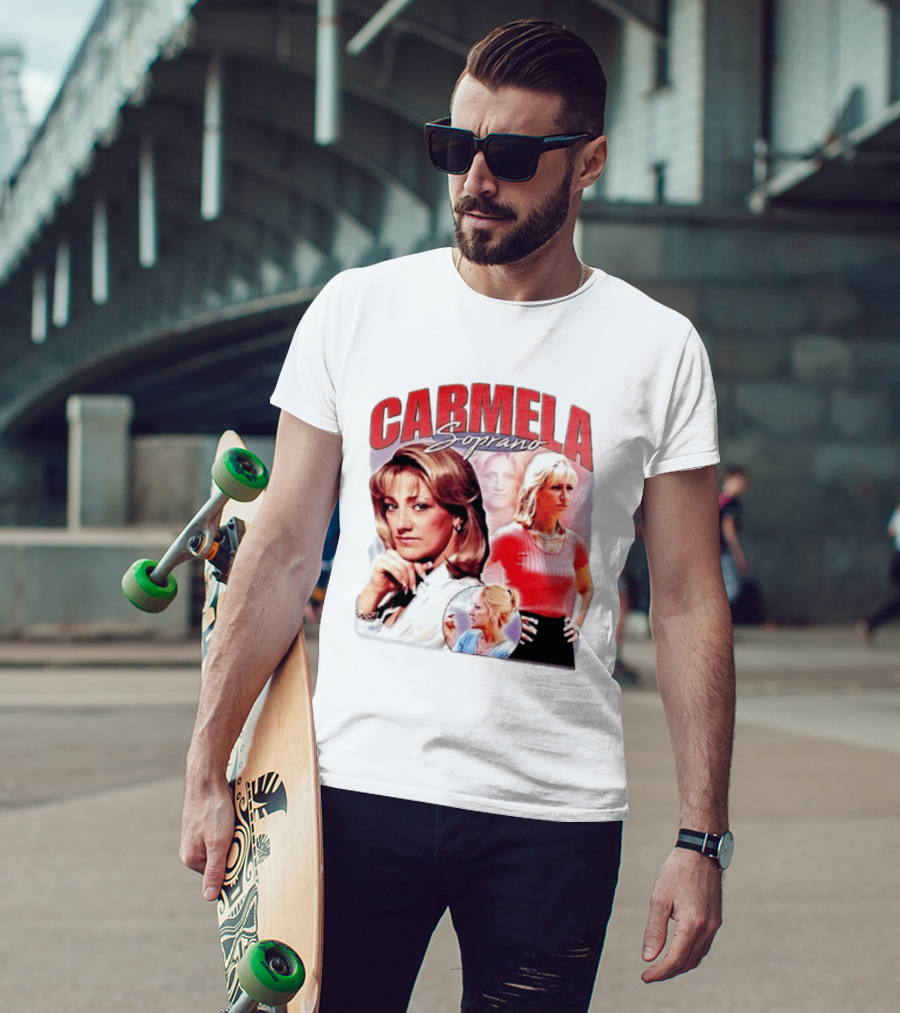 Carmela Soprano Character Collage T-Shirt