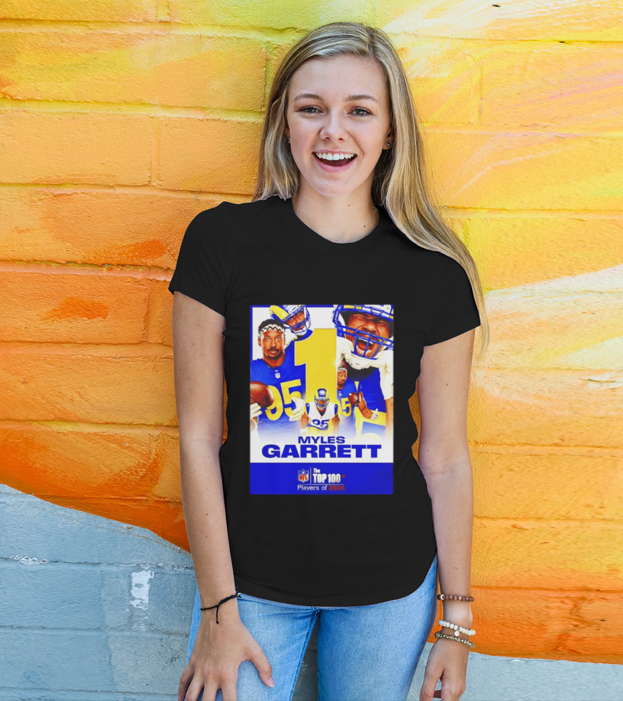 Myles Garrett Rams NFL Top 100 Players 2026 T-Shirt