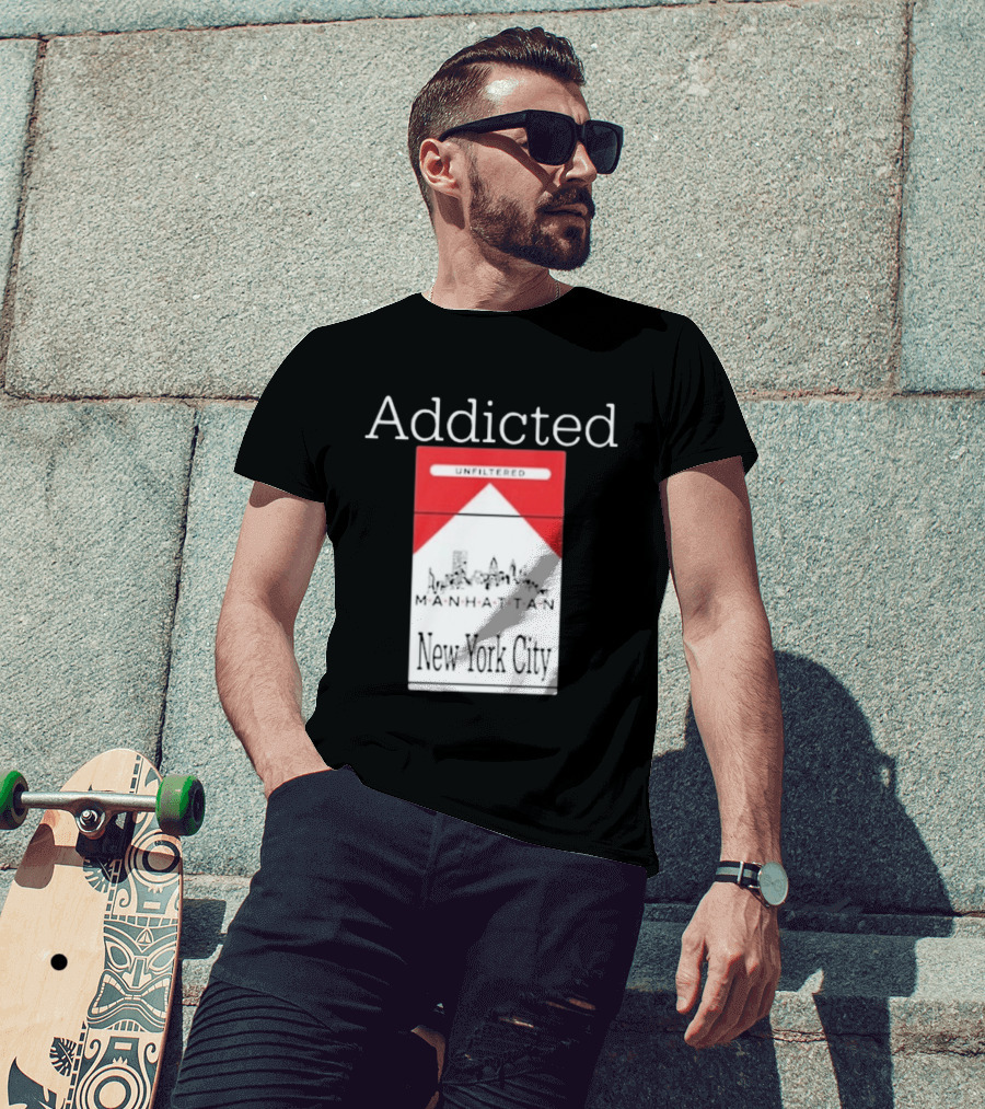 Addicted Unfiltered Manhattan New York City Pack T-Shirt