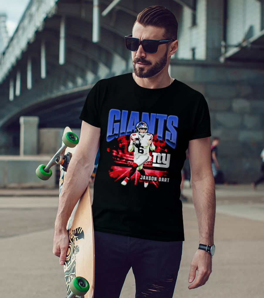 Jaxson Dart New York Giants Football Giants Ny T-Shirt