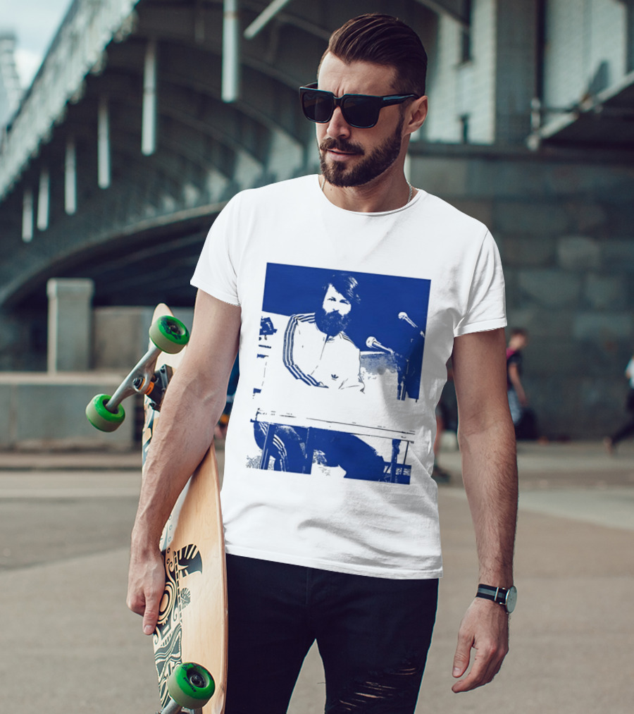 Brian Wilson Piano Microphone Live Performance T-Shirt