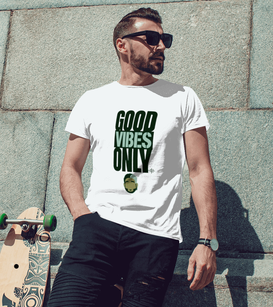 Good Vibes Only Eugenio Suárez Mariners Baseball MLB T-Shirt