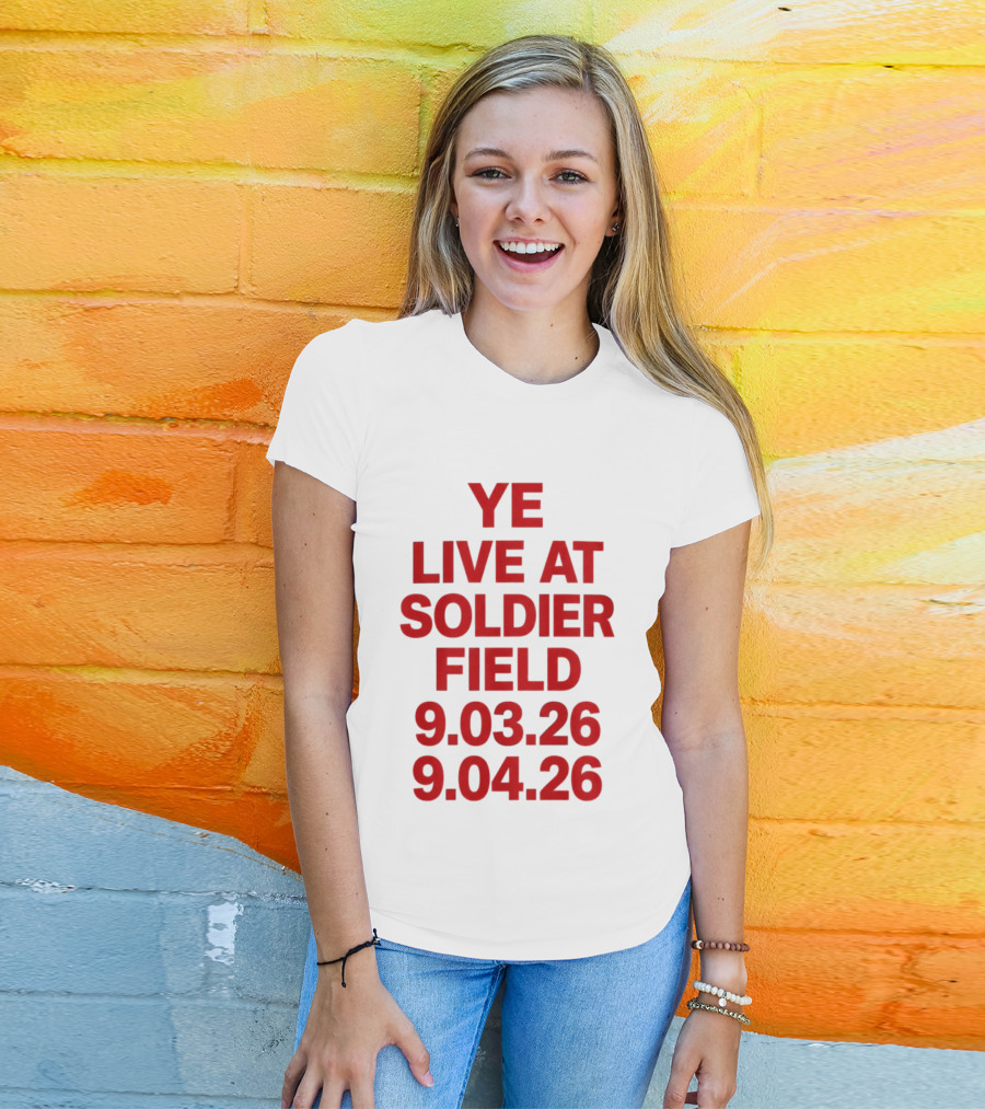 Ye Live At Soldier Field 9.03.26 9.04.26 T-Shirt