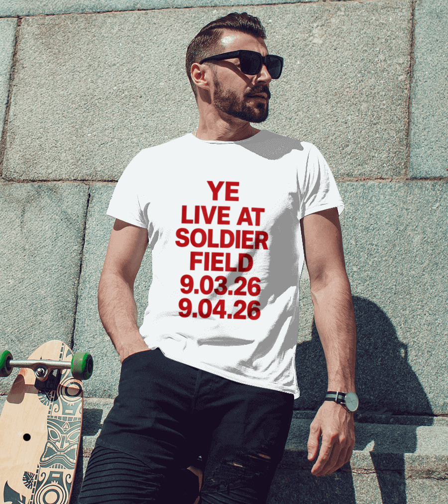 Ye Live At Soldier Field 9.03.26 9.04.26 T-Shirt