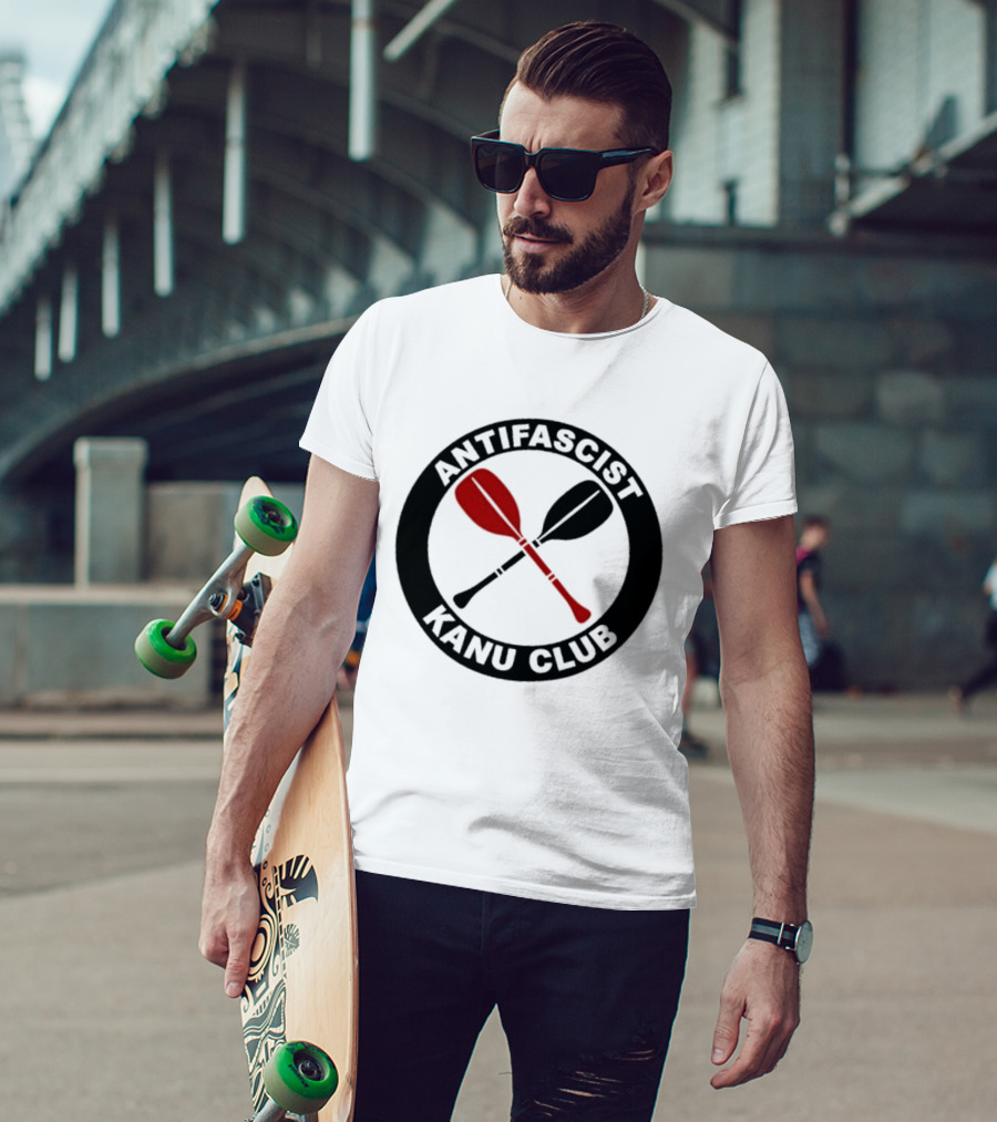 Antifascist Kanu Club Paddles T-Shirt
